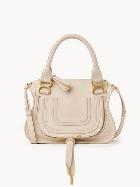 chloe marcie nieten|Marcie Hobo Bag aus genarbtem Leder .